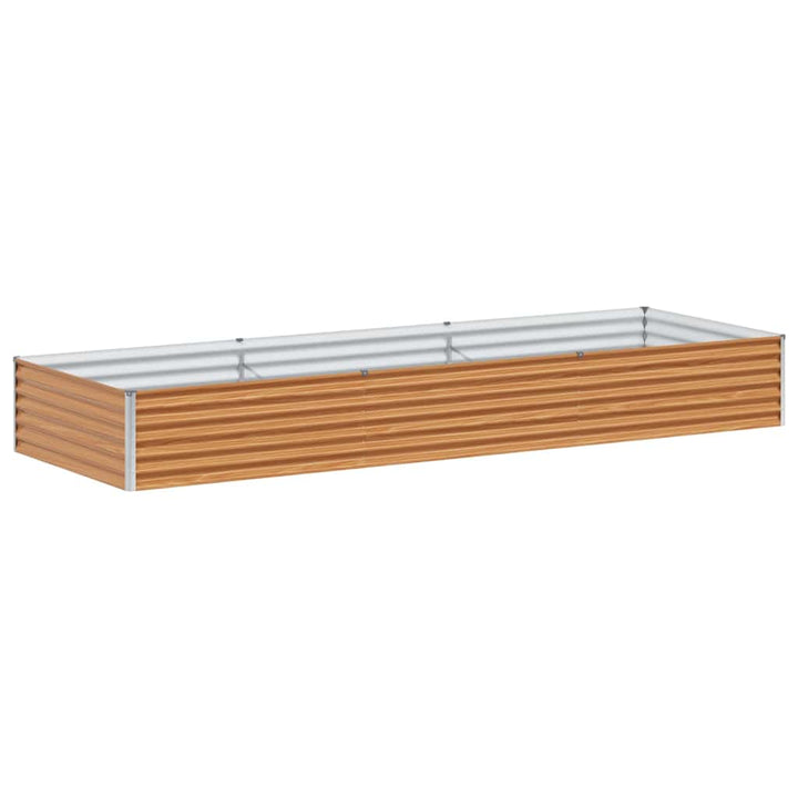 Højbed Lys Brun 290 x 100 x 36 cm Galvaniseret stål