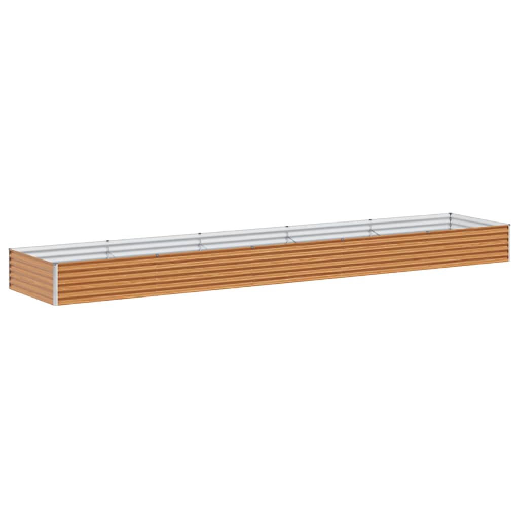 Højbed Lys Brun 485 x 100 x 36 cm Galvaniseret stål
