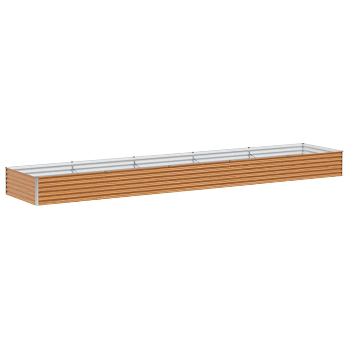 Højbed Lys Brun 485 x 100 x 36 cm Galvaniseret stål