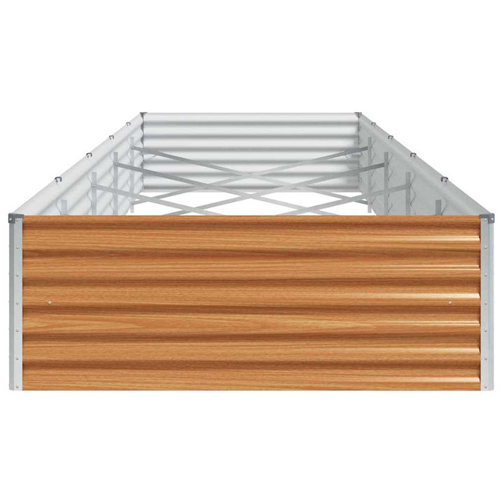 Højbed Lys Brun 485 x 100 x 36 cm Galvaniseret stål