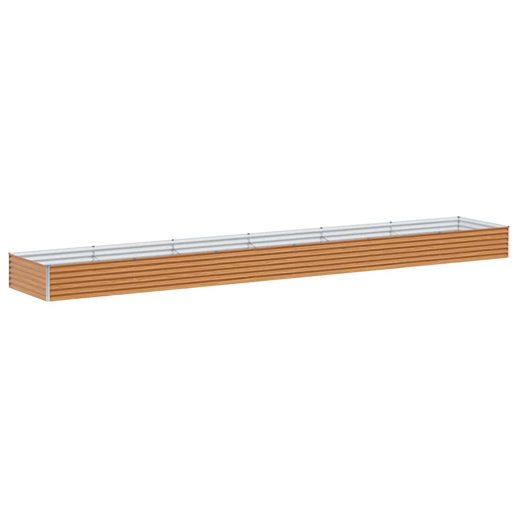 Højbed Lys Brun 582 x 100 x 36 cm Galvaniseret stål