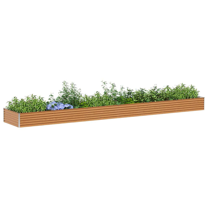 Højbed Lys Brun 582 x 100 x 36 cm Galvaniseret stål