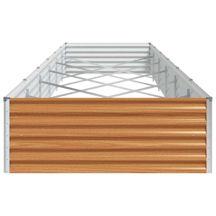 Højbed Lys Brun 582 x 100 x 36 cm Galvaniseret stål
