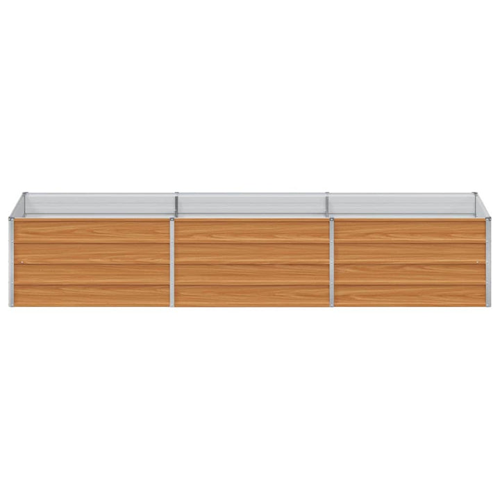 Højbed Lys Brun 240 x 80 x 45 cm Galvaniseret stål