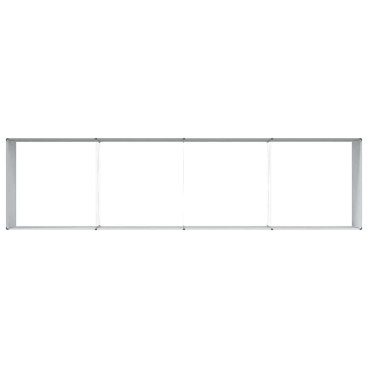 Højbed Lys Brun 390 x 100 x 68 cm Galvaniseret stål
