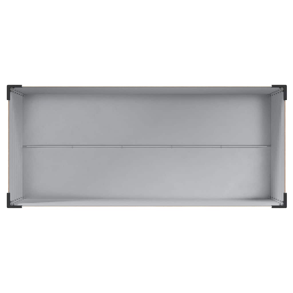 Have Blomsterkrukke Lys Brun 100 x 45 x 90 cm Galvaniseret stål