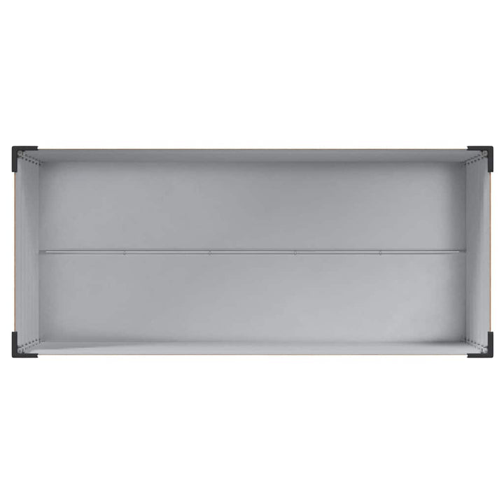 Have Blomsterkrukke Lys Brun 100 x 45 x 90 cm Galvaniseret stål