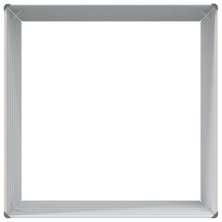Højbed Lys Brun 100 x 100 x 77 cm Galvaniseret stål