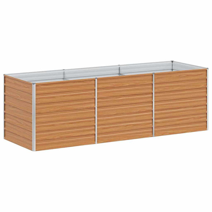 Højbed Lys Brun 240 x 80 x 77 cm Galvaniseret stål