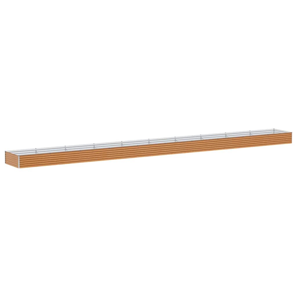 Højbed Lys Brun 970 x 100 x 36 cm Galvaniseret stål