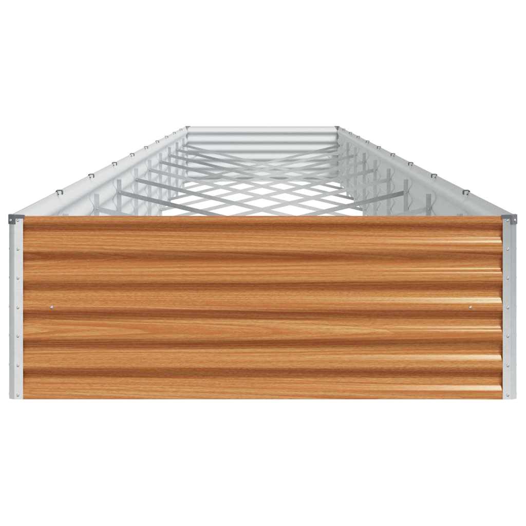 Højbed Lys Brun 970 x 100 x 36 cm Galvaniseret stål
