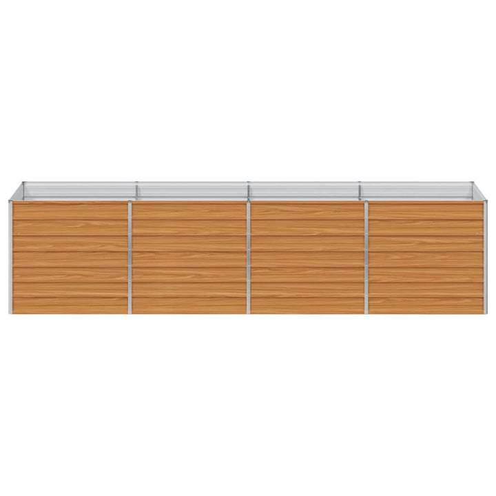 Højbed Lys Brun 320 x 80 x 77 cm Galvaniseret stål