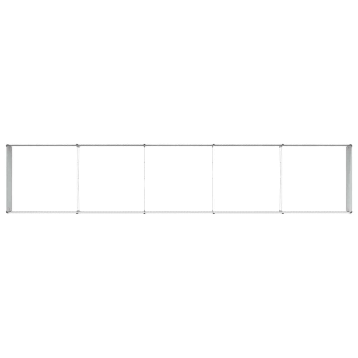 Højbed Lys Brun 400 x 80 x 45 cm Galvaniseret stål