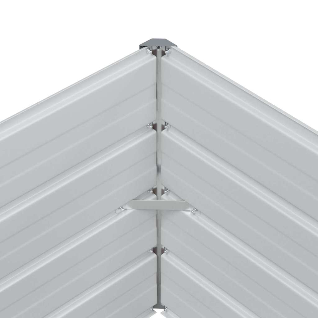 Højbed Lys Brun 160 x 40 x 45 cm Galvaniseret stål