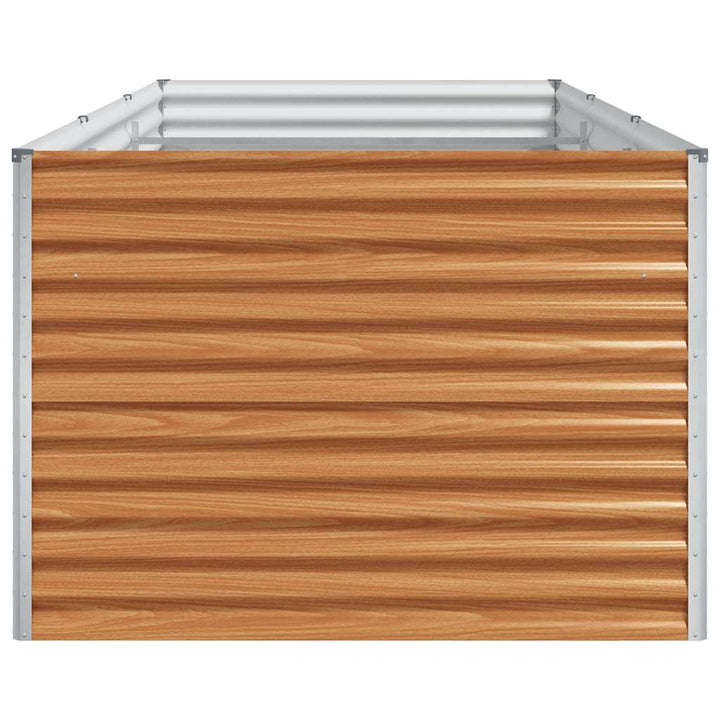 Højbed Lys Brun 290 x 100 x 68 cm Galvaniseret stål
