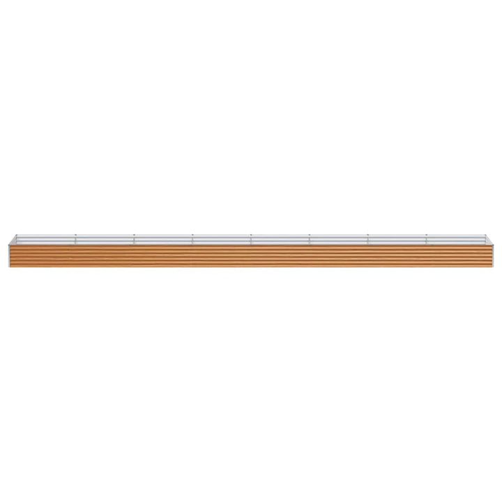 Højbed Lys Brun 775 x 100 x 36 cm Galvaniseret stål
