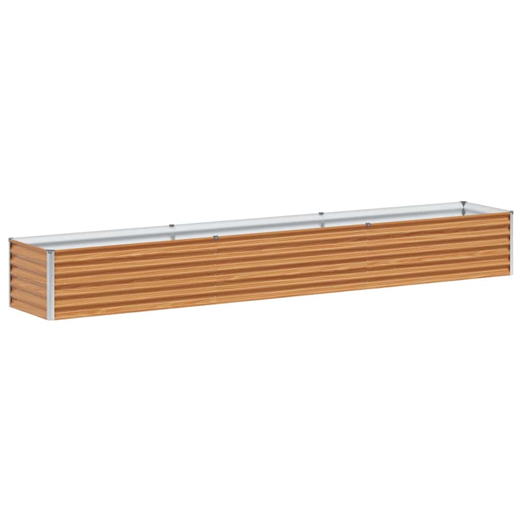 Højbed Lys Brun 290 x 50 x 36 cm Galvaniseret stål