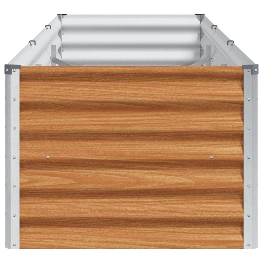 Højbed Lys Brun 290 x 50 x 36 cm Galvaniseret stål