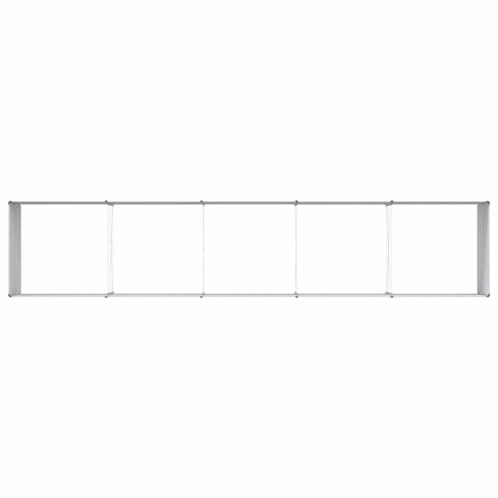 Højbed Lys Brun 400 x 80 x 77 cm Galvaniseret stål