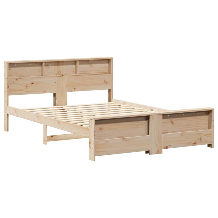 Sengestel med hovedgærde Brun 160 x 200 cm Konstrueret træ