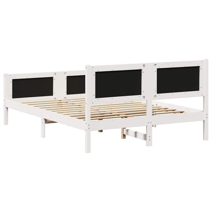 Sengestel med hovedgærde Lysegrå 160 x 200 cm Stof