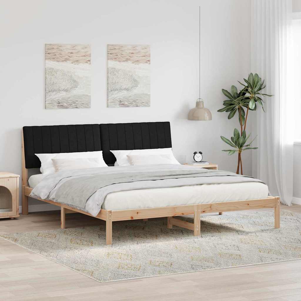 Sengestel med hovedgærde Brun 180 x 200 cm Massiv fyrretræ