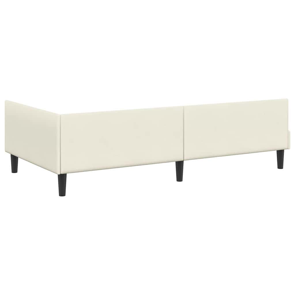 Hjørnesengramme med Madras Andet 2 pcs Creme Fløjl