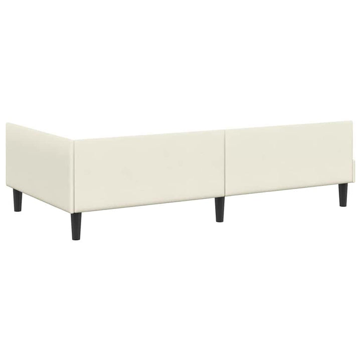 Hjørnesengramme med Madras Andet 2 pcs Creme Fløjl