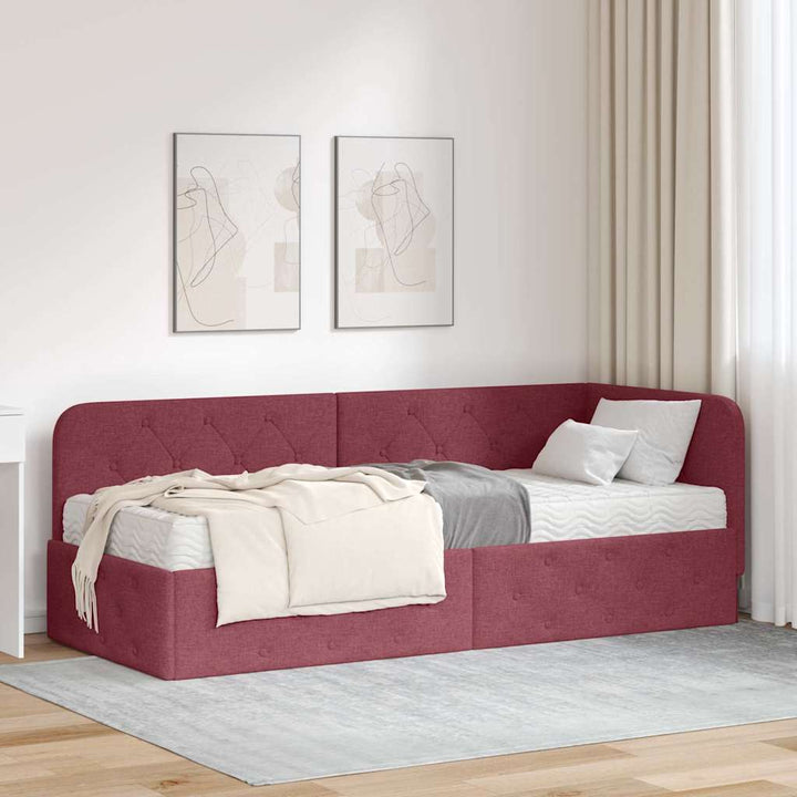 Hjørnesengramme Vinrød 80 x 200 cm Stof