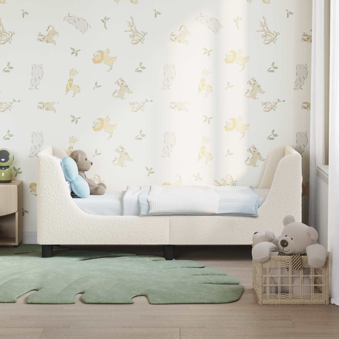 Sengestel til tumling med hovedgærde Cremefarvet 70 x 140 cm