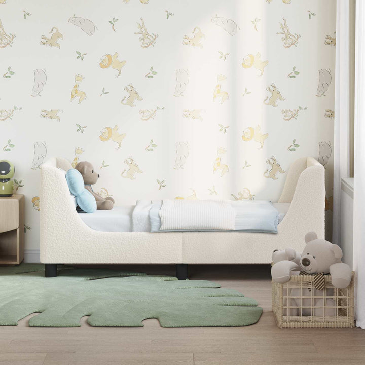Sengestel til tumling med hovedgærde Cremefarvet 70 x 140 cm