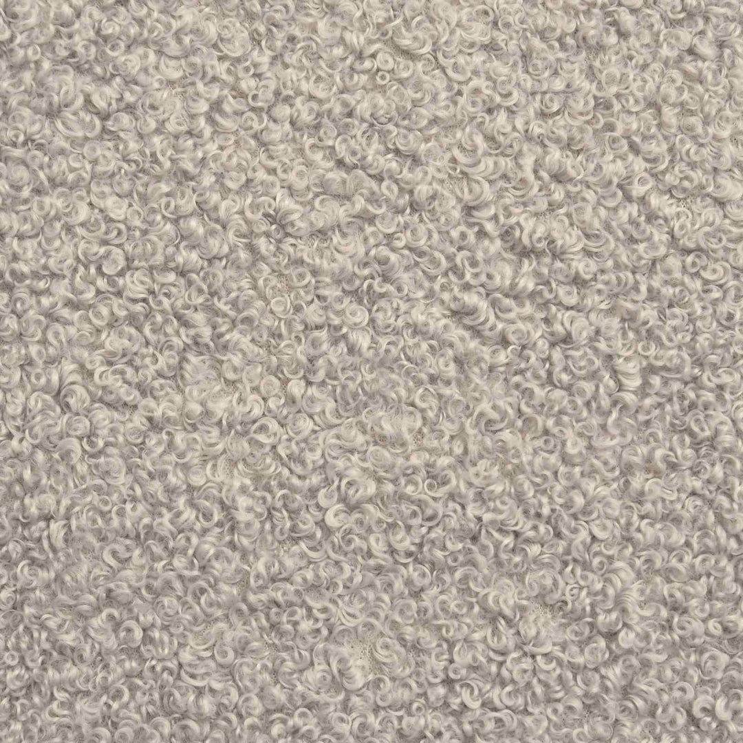 Børnesengestel med hovedgærde Lysegrå 90 x 190 cm Bouclé