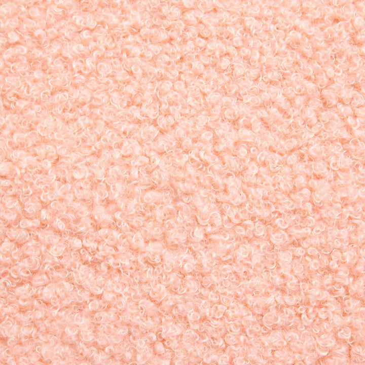Børnesengestel med hovedgærde Lyserød 90 x 190 cm Bouclé