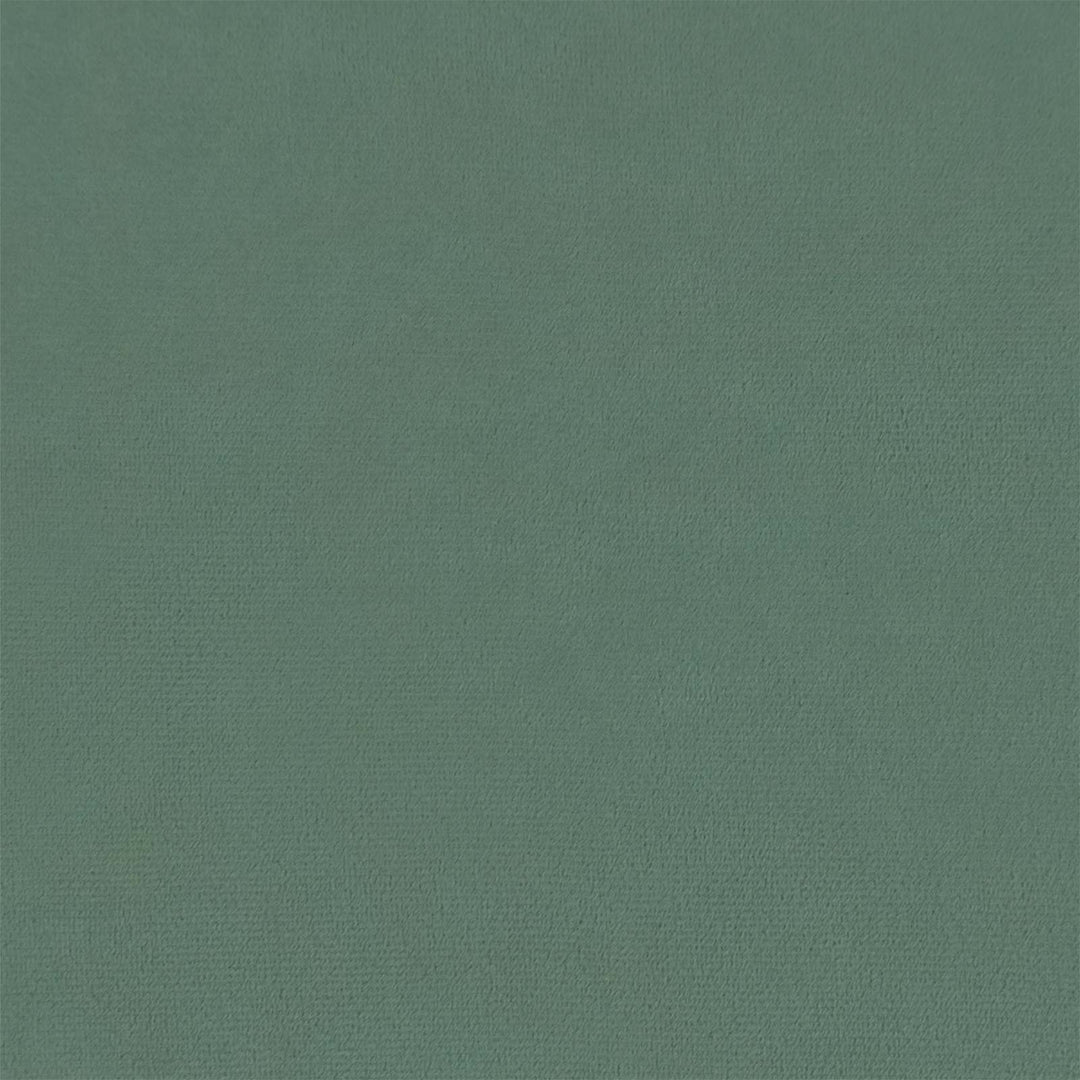 Børnesengestel med hovedgærde Havgrøn 90 x 200 cm Fløjl