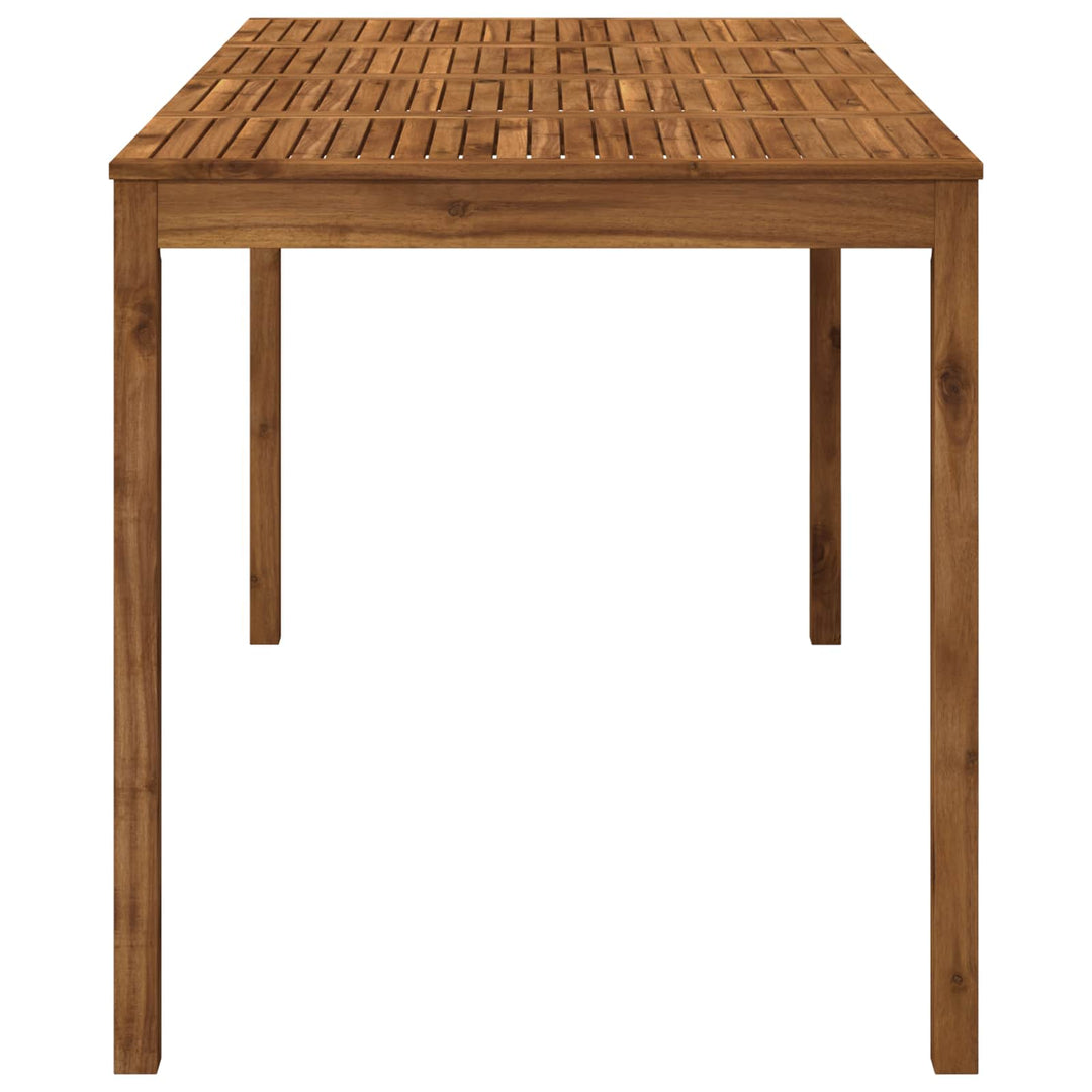 Have Bar Bord Naturfarvet 196 x 100 x 105 cm Massivt Akacietræ