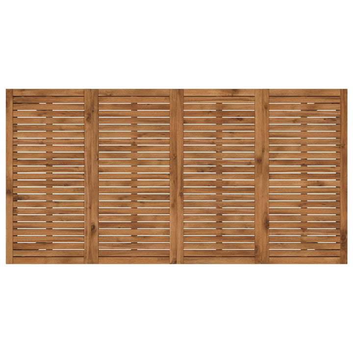 Havemiddagstabel Naturlig og Kaffe 196 x 100,5 x 75 cm