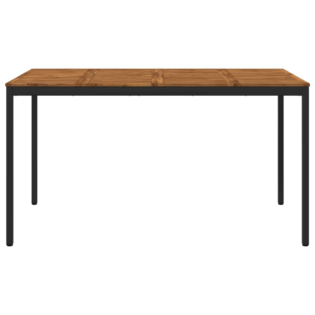 Have Bar Bord Naturfarvet og sort 196 x 100,5 x 105 cm