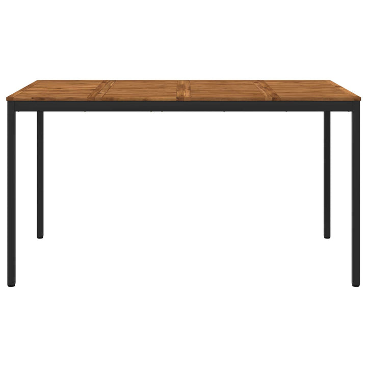 Have Bar Bord Naturfarvet og sort 196 x 100,5 x 105 cm