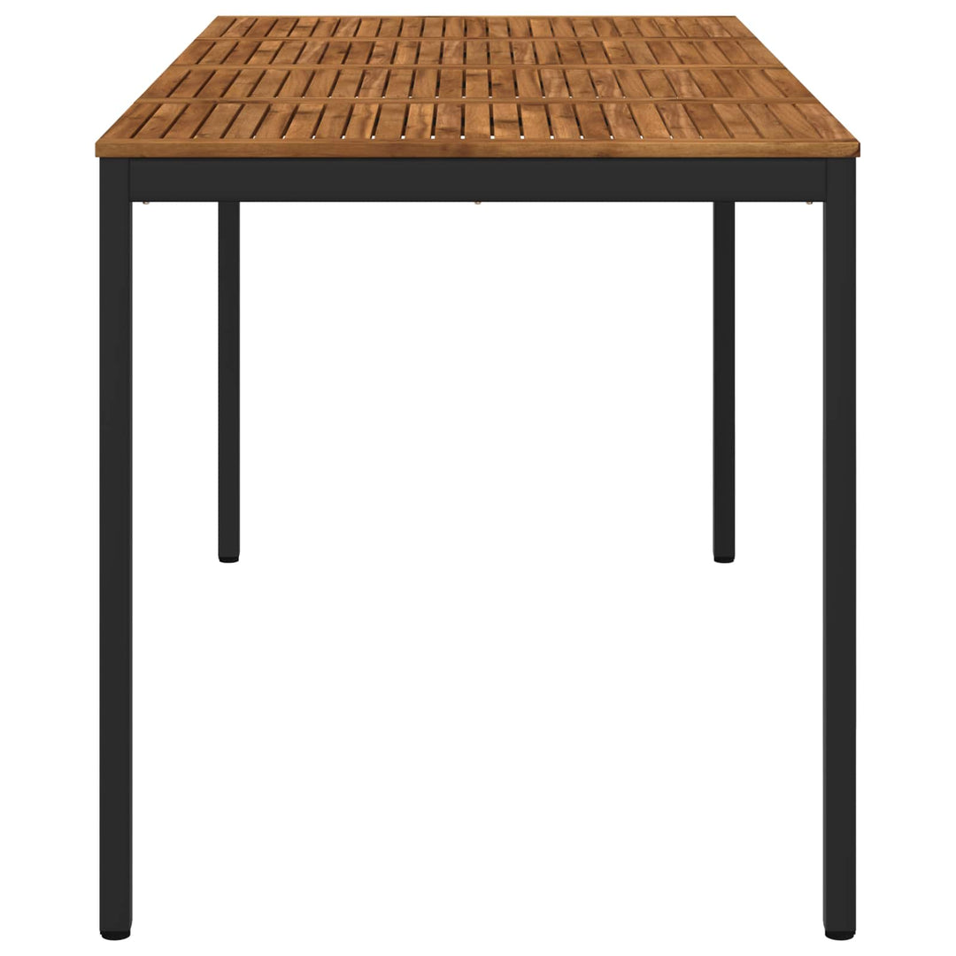 Have Bar Bord Naturfarvet og sort 196 x 100,5 x 105 cm