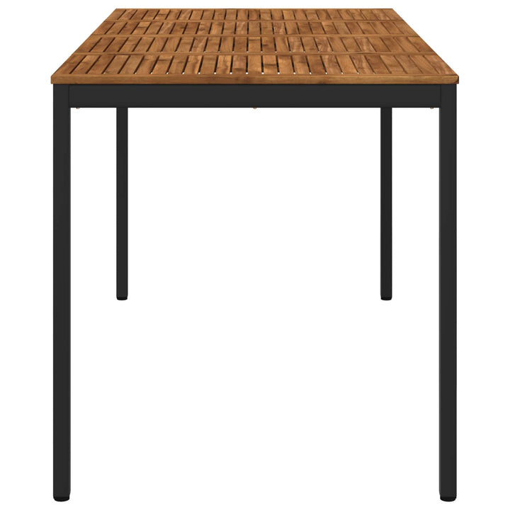 Have Bar Bord Naturfarvet og sort 196 x 100,5 x 105 cm