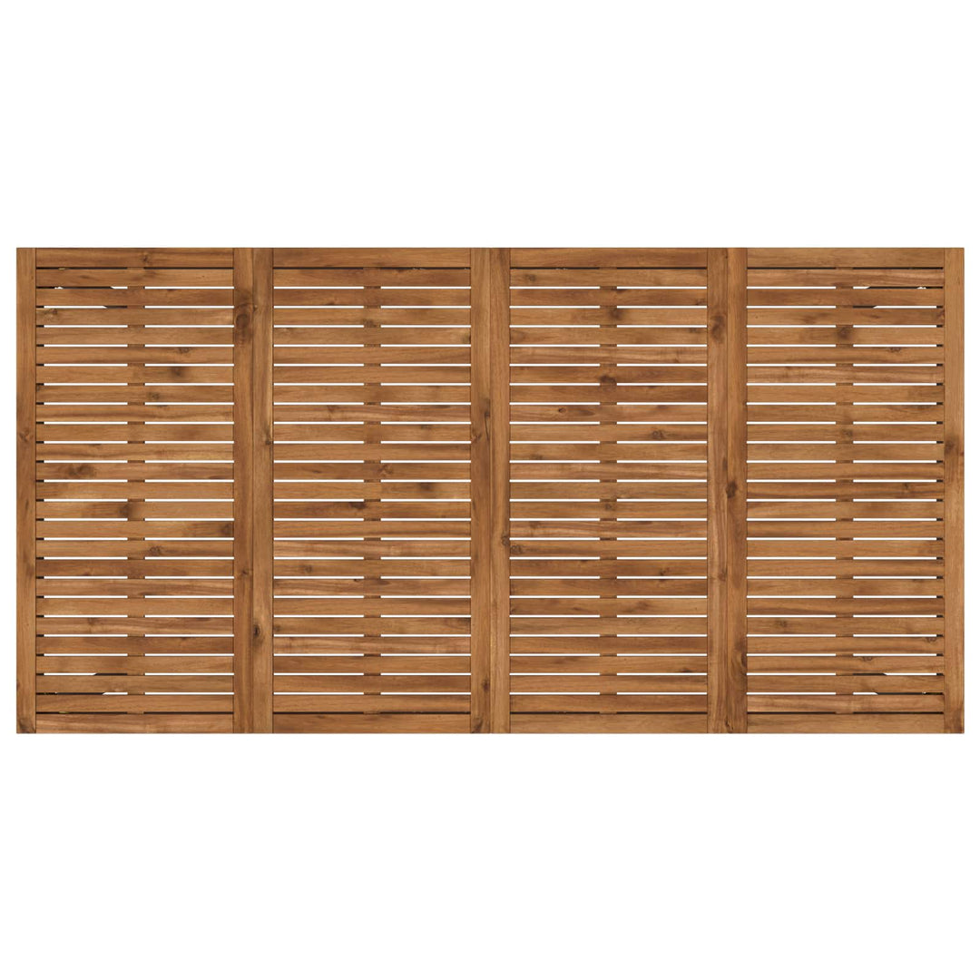 Have Bar Bord Naturfarvet og sort 196 x 100,5 x 105 cm