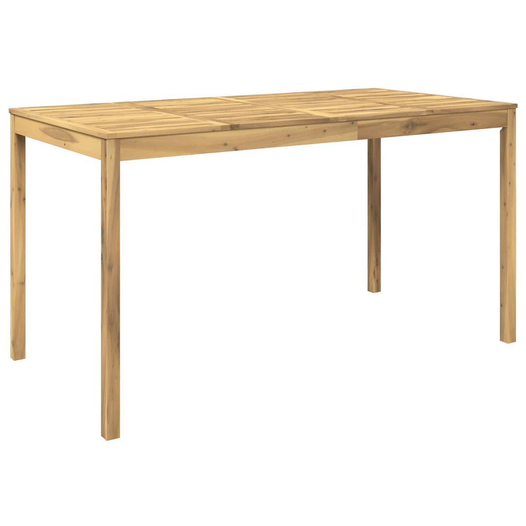 Have Bar Bord Hvid 196 x 100 x 105 cm Massivt Akacietræ