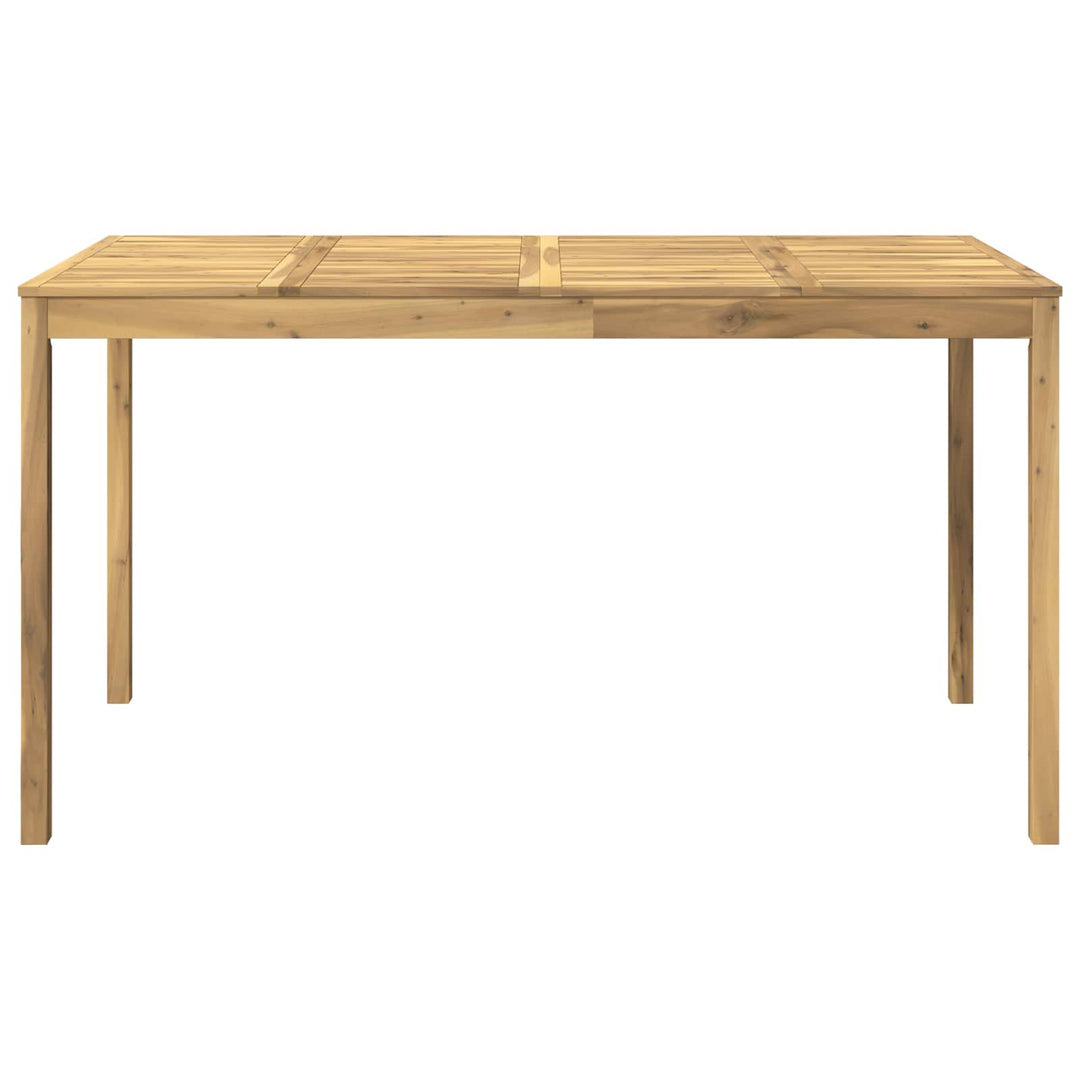 Have Bar Bord Hvid 196 x 100 x 105 cm Massivt Akacietræ