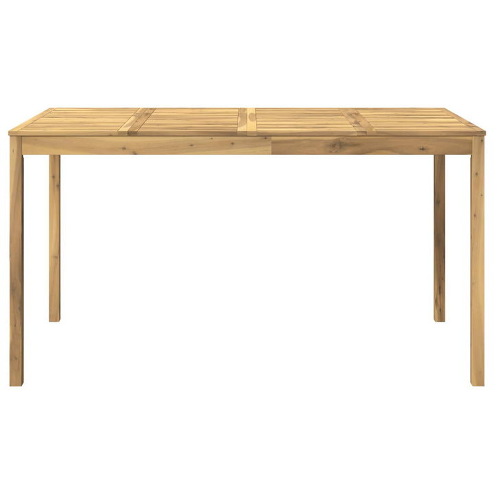 Have Bar Bord Hvid 196 x 100 x 105 cm Massivt Akacietræ