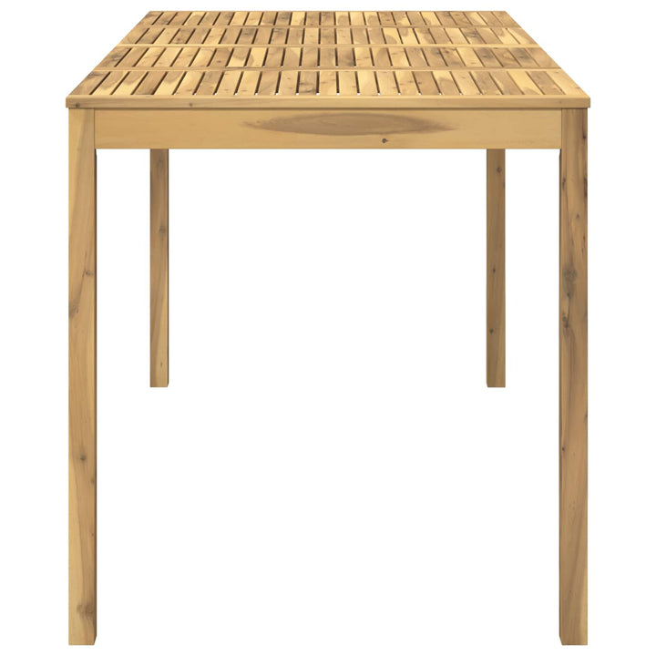 Have Bar Bord Hvid 196 x 100 x 105 cm Massivt Akacietræ