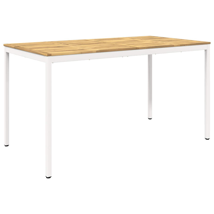 Have Bar Bord Hvid 196 x 100,5 x 105 cm Massivt Akacietræ