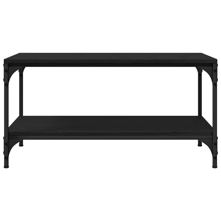 Sofabord Sort eg 82 x 50 x 40 cm Konstrueret træ