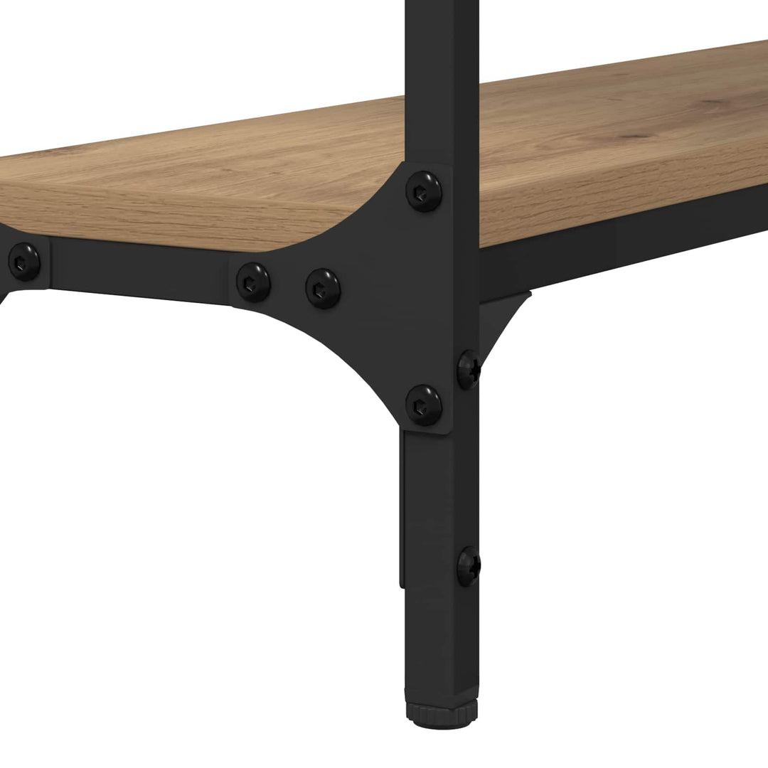 Konsolbord Artisan Egetræ 100 x 22,5 x 75 cm Konstrueret træ