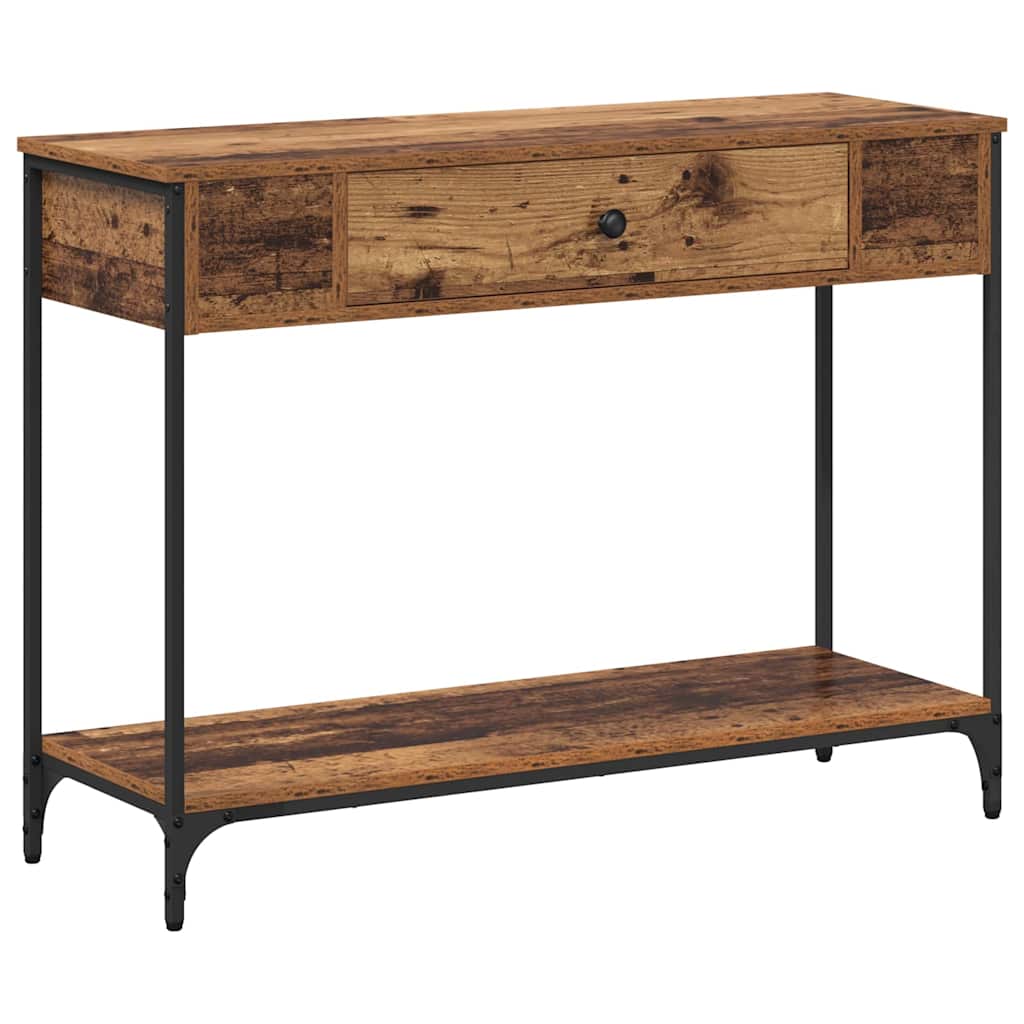 Konsolbord Andet Gammelt træ 100 x 34.5 x 75 cm Konstrueret træ