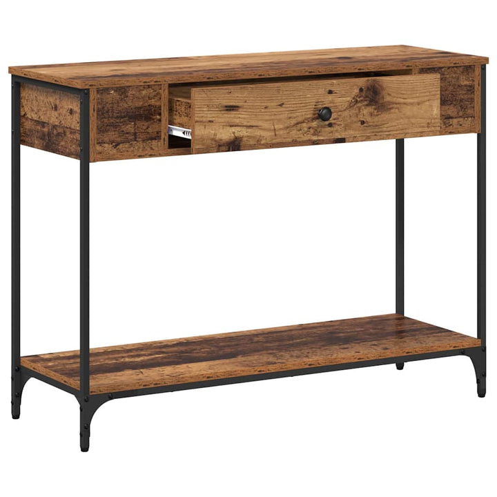 Konsolbord Andet Gammelt træ 100 x 34.5 x 75 cm Konstrueret træ